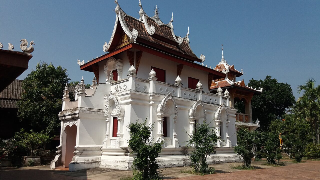 Wat Pratu Pong in Lampang - Ho Trai, photo: Daniel Karwicki