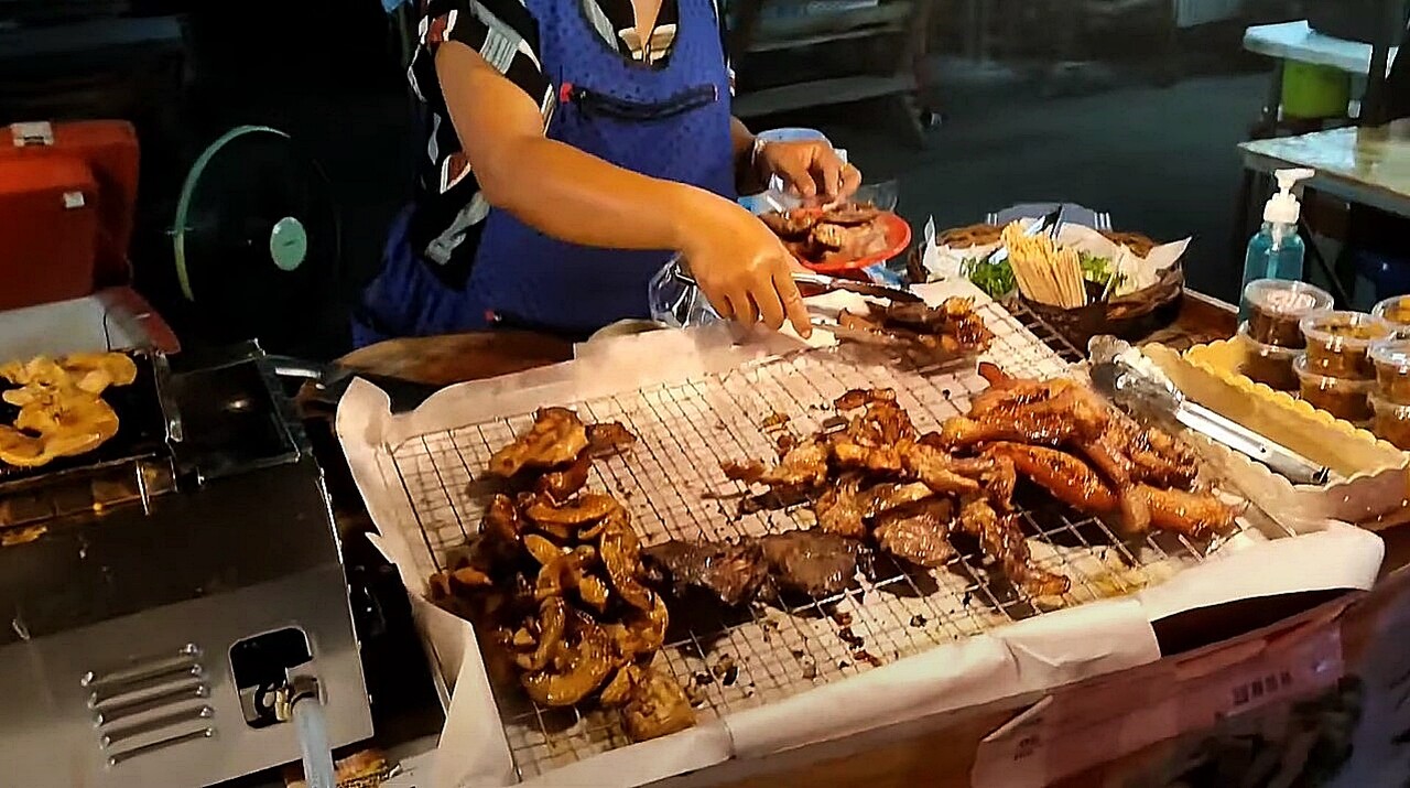 Lampang Night Market at the railway station